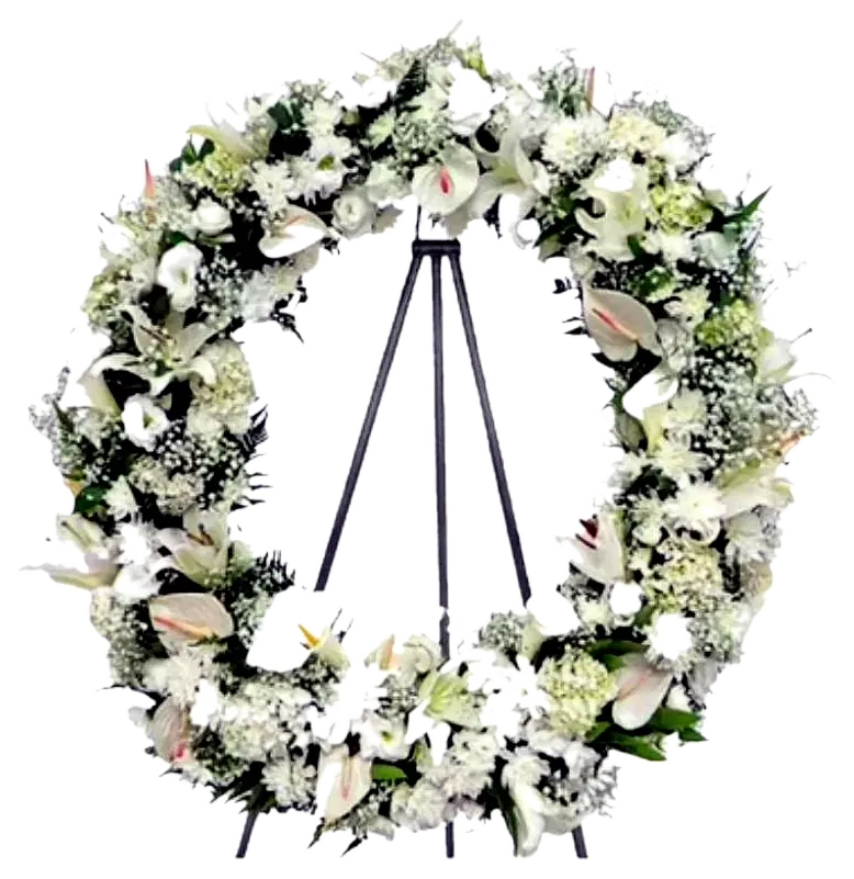 Arco Americano Branco para velório — Cemitério da Vila Formosa