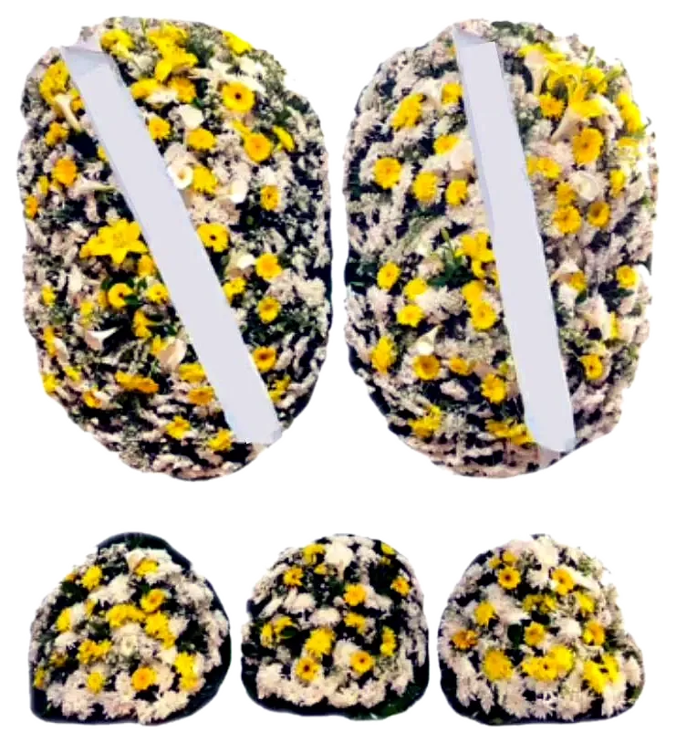 Conjunto Simples Amarelo (A) para velório — Cemitério da Vila Formosa