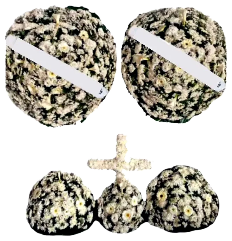 Conjunto Simples Branco (B) para velório — Cemitério da Vila Formosa