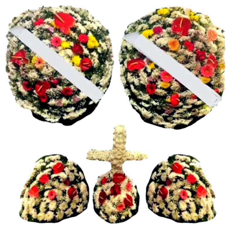 Conjunto Simples Colorido (B) para velório — Cemitério da Vila Formosa